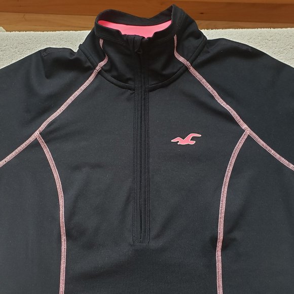 Hollister California Women's Half-Zip Pullover Activewear/Sweatshirt Size:  L - Picture 5 of 16